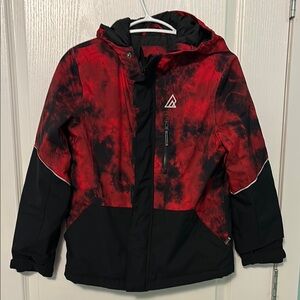 Ripzone Red and Black Kids Jacket 3 in 1. ( has removable fall coat)